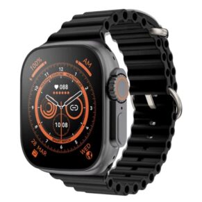 Newest T800 Ultra Smartwatch Series 8 with Wireless Charging- Black