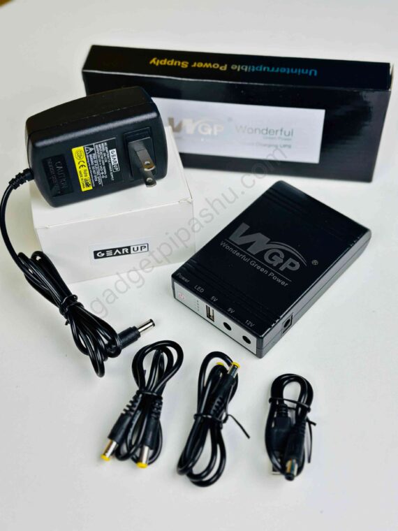 WGP mini UPS 5912V (10400mAh) + GearUP 12V3A Adapter