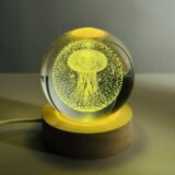 Color Changing LED 3D Crystal Ball